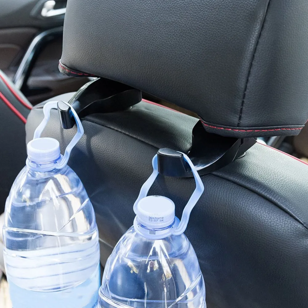 

2pcs Car Seat Back Hooks Bags Hanger Holder Organizer Automobiles Headrest Mount Storage Hooks Clips Universal Drop Shipping