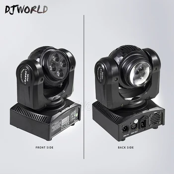 

2PCS LED Wash Double Sides 4x10W+4x10W RGBW Wash Moving Head Bean DMX512 Stage Effect Lighting For Party DJ Disco Christmas