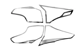 

4Pcs/Set ABS Chrome Rear Tail Light Lamp Cover Trim Tail Light Molding Decoration Fit For Toyota RAV4 2016 2017 2018