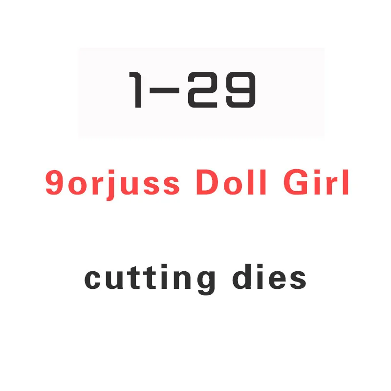 

Half Price 2019 new metal cuttings dies DIY paper doll dies lovely baby girl for scrapbooking and card making