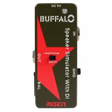 Моен Bufflo эффект педаль спикер симулятор с ди электрической гитары эффекты НДИ-Е2