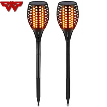 

LED Solar Flame Lamps Flickering Path Lawn Lamp LED Torch Lights Realistic Dancing Flame Effect Light Bulb Outdoor Garden Decor