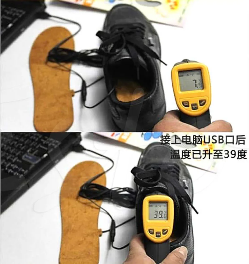 KLV больше цветов USB с электрическим питанием стельки с подогревом для обуви сапоги