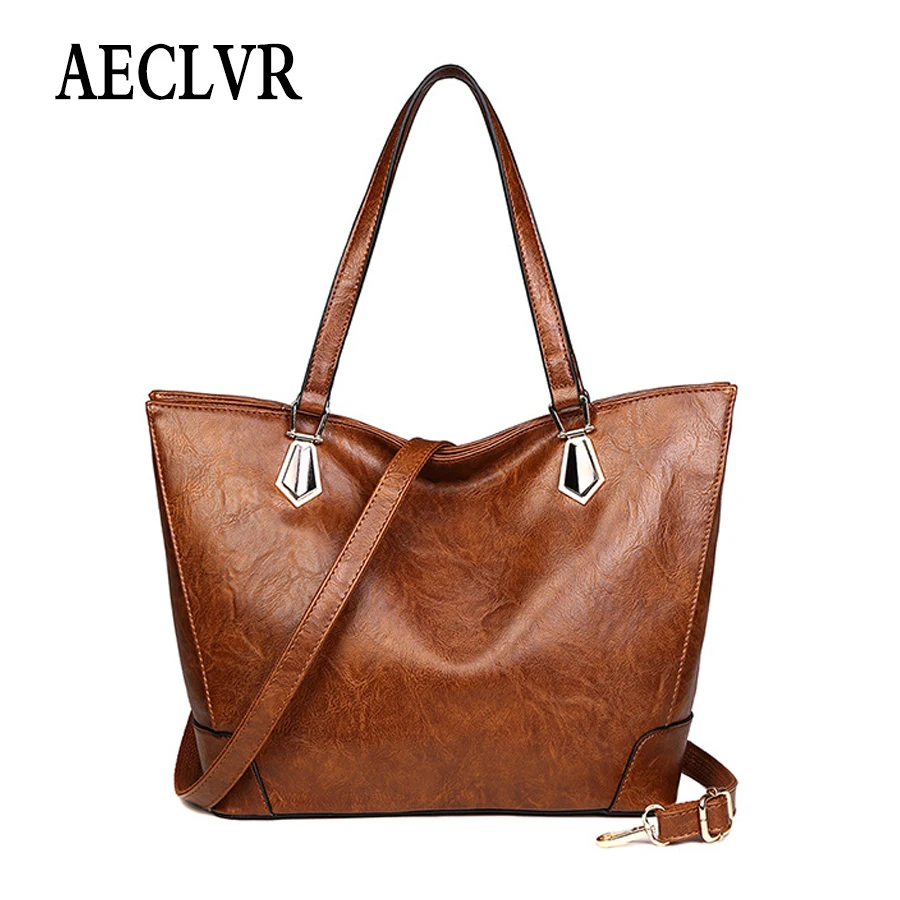 

AECLVR Summer Style Women Bags Solid Color Shoulder Bags Simple Style High-Capacity Casual Totes Ladies Business Crossbody Bags