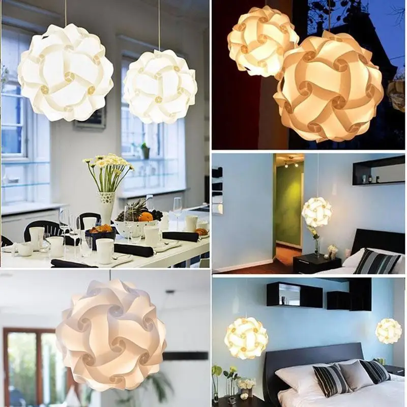 Pendant Lights Puzzle Pendants Colorful Cover Diy Ceiling In