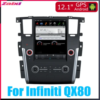 

ZaiXi Android Car Multimedia GPS For Infiniti QX80 2013~2018 Radio vertical screen tesla screen Radio Video USB DAB+