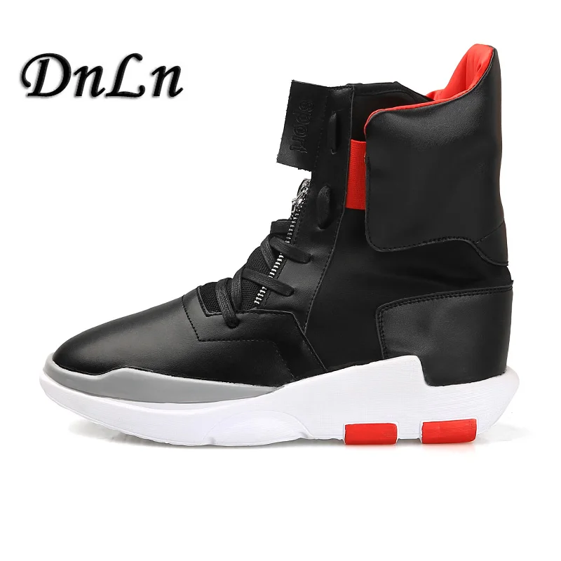

2018 Street Popular Shoes Men Winter Sneakers High Top Boots Super Star Hip Hop Shoes Men Casual Shoes 20D50