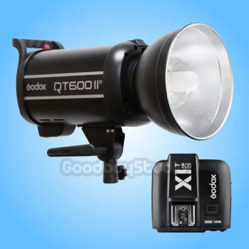 

Godox QT-600IIM 600W 2.4G Studio Strobe Flash Light + X1T-C / X1T-N / X1T-S Transmitter for Nik0n Can0n S0ny 100~120V
