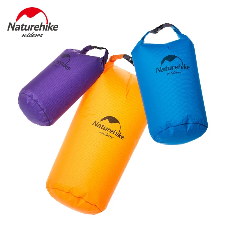 Trekking bolsa paquete del silicón 5L ultraligero impermeable Dry Sack bolsas impermeables para Kbeach natación Camping senderismo