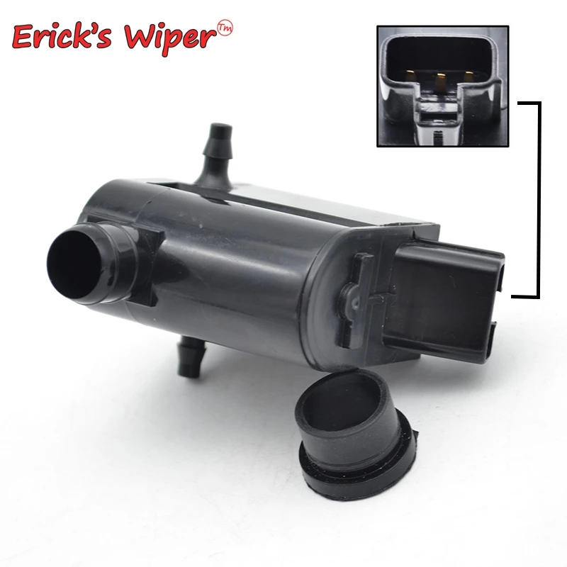 

Erick's Wiper Twin Outlet Windshield Washer Pump Motor For Toyota Yaris 1999-2005 Cynos Coupe 1.5 Starlet 1.3 OE#85330-12280