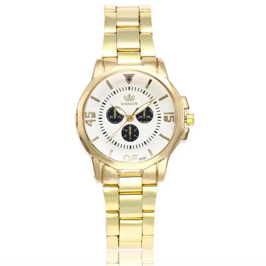 

Women Fashion Stainless Steel Band Analog Quartz Round Wrist Watch Watches ladies watches top brand luxury clock women silicone