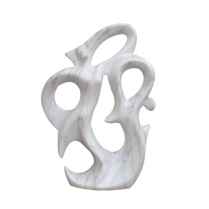 

Nordic Ceramic Abstract Statue Matte Face Modeling Figurines Ornaments Handmade Crafts Living Room Bookcase Decor Wedding gifts
