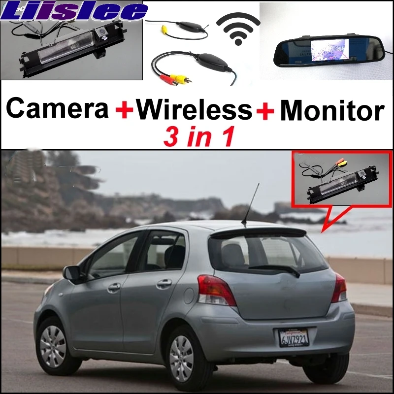 

Liislee Special Camera + Wireless Receiver + Mirror Monitor Easy Backup Parking System For TOYOTA Vios Soluna XP40 MK1 2002~2007