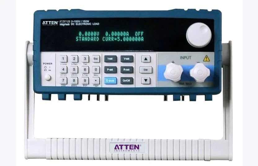 

ATZ9712C 300W 0-60A 0-150V 0.1%+0.1%FS DC Electronic Load
