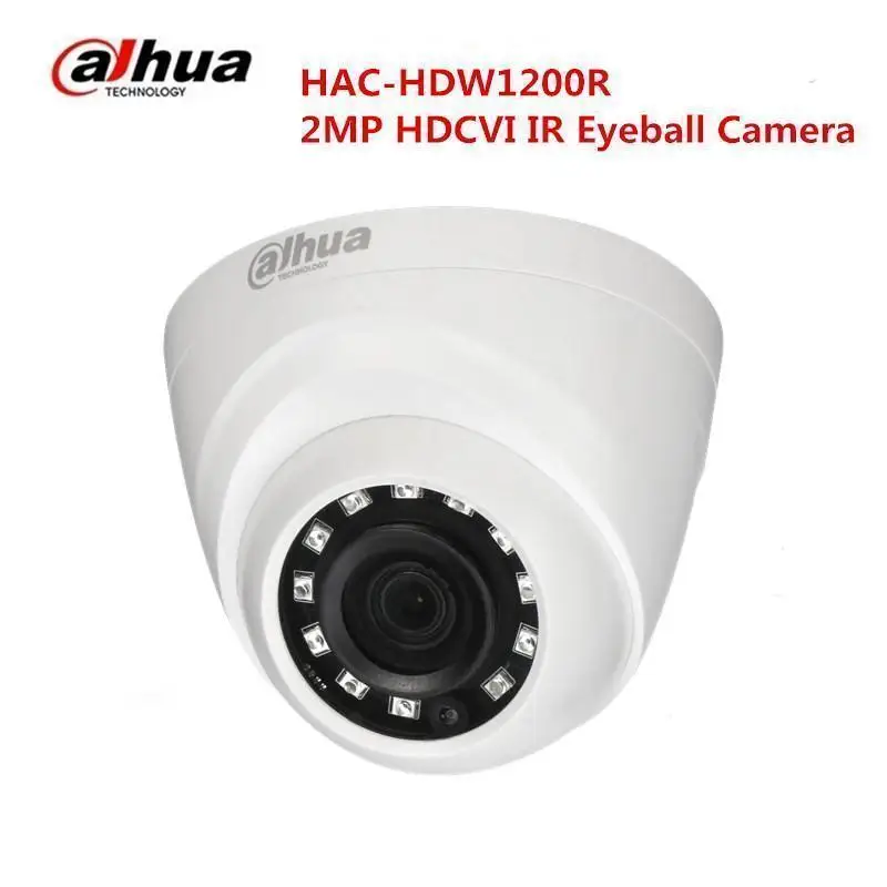 Dahua English Version 2MP IR HAC-HDW1200R HDCVI Eyeball Camera HD and SD output | Безопасность и защита