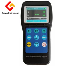 KH190 настоящий цветной ЖК-дисплей Портативный твердомер цена с пользовательскими материалами функция HL HB HRB HRC HRA HV HS дюрометр