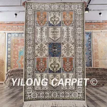 YILONG 3'x5' античный четырехсезонный Шелковый коврик персидский ковер ручной вязки ковер в восточном стиле магазин(YHW206B3x5