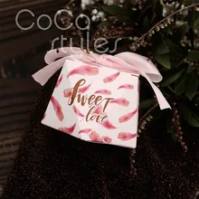 Cocostyles на заказ пустая модная коробка с красочной печатью и Золотая фольга логотип для коробка конфет на свадьбу