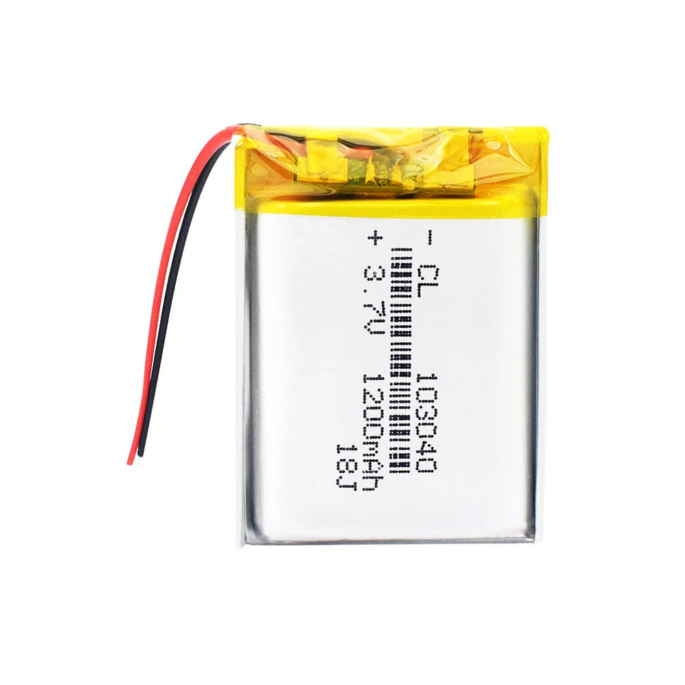 Литий полимерная аккумуляторная батарея 3 7 1200 в 103040 мАч для MP3 MP4 GPS PSP mobile video game PAD E