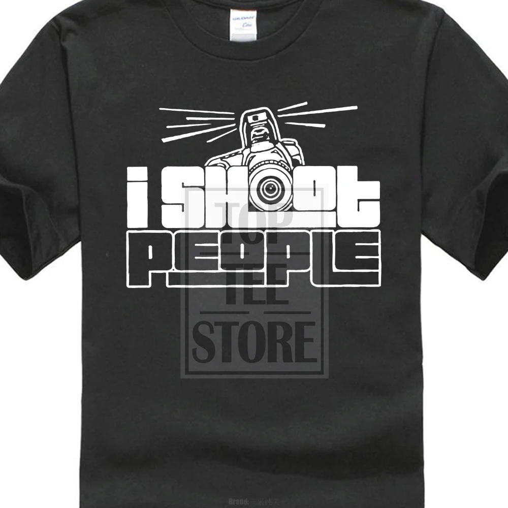I Shoot People Funny Photography Camera Novelty Humor T
