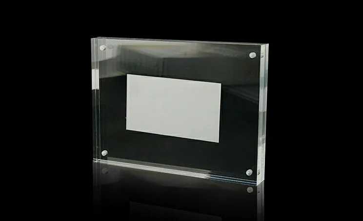 3R 5 дюймов Магнитный PMMA/акриловый блок бейджик прозрачный 10+ 10 мм толщиной