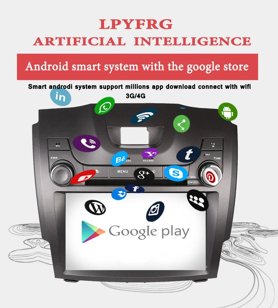 Cheap Android 9.0 4G+64G Tape Recorder system CAR DVD PLAYER FOR CHEVEROLET S10 ISUZU DMAX Holden colorado GPS navi radio audio stereo 4