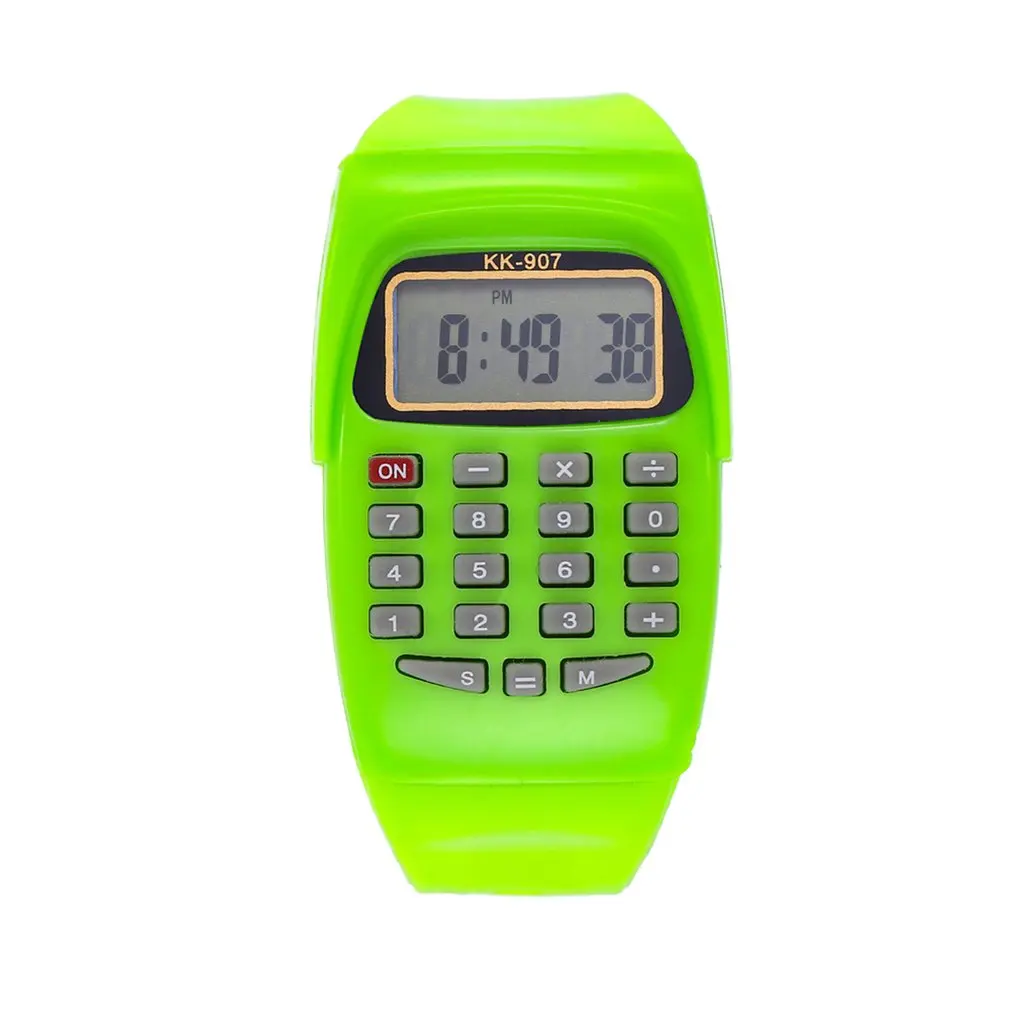 

Candy Color Children's Electronic Watch Trendy Kids LED Digital Cheap Watch Movement Fashion Students Boys And Girls Gift