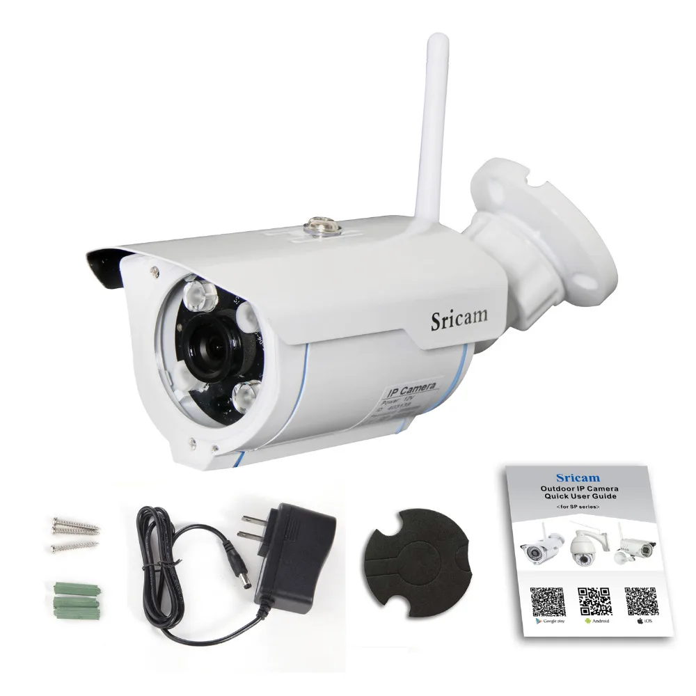 bilder für Sricam cctv monitor und display 720 p hd wifi onvif 2,4 p2p wasserdichte Vandalproof Unterstützung 128G Tf-karte 15 mt IR Outdoor Ip-kamera bilder für Sricam cctv monitor und display 720 p hd wifi onvif 2,4 p2p wasserdichte Vandalproof Unterstützung 128G Tf-karte 15 mt IR Outdoor Ip-kamera