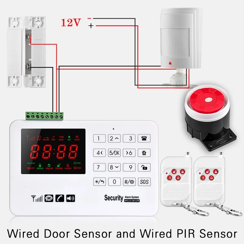 Smarsecur A30 Android IOS App Wireless GSM Home Alarm System SIM Smart Home Alarm Burglar Security IP Camera Smarsecur A30 Android IOS App Wireless GSM Home Alarm System SIM Smart Home Alarm Burglar Security IP Camera