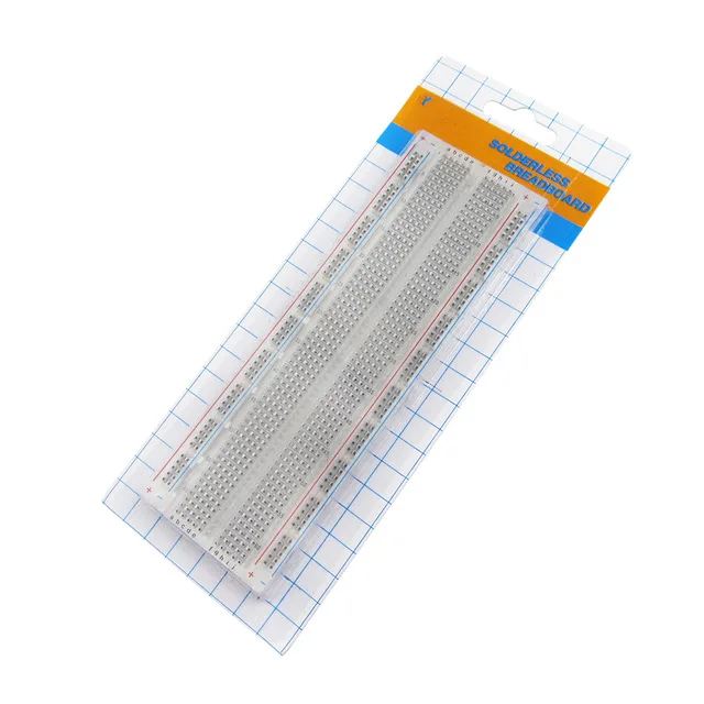 

Breadboard 830 Point Solderless PCB Transparent Bread Board MB-102 MB102 Test Develop DIY T