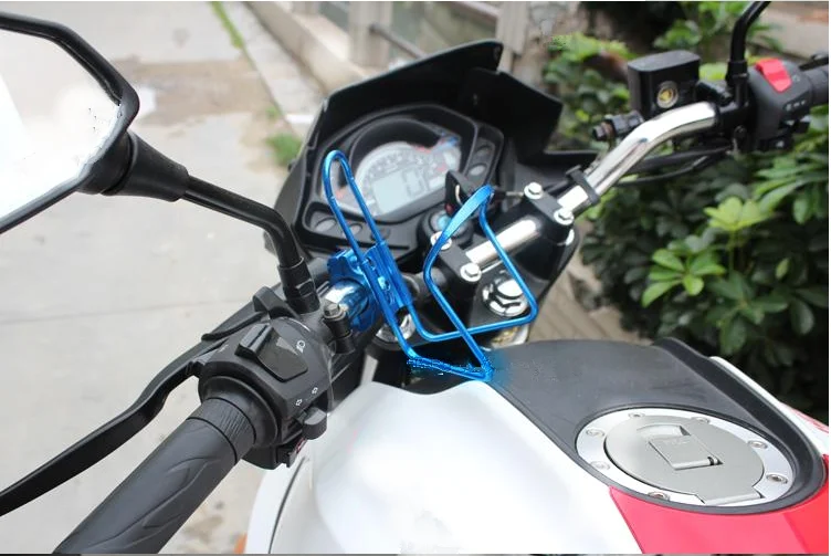 Мотоцикл аксессуары воды держатель для напитков руль бутылка адаптер для HONDA CBR250R VFR 1200 F ST 1300 черный дух NC750 S X