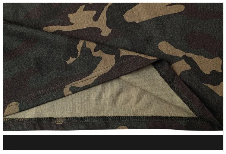 Camo T shirt Hip Hop tee 2016 Fashion Mens Military Camouflage Short Sleeved tshirt O-Neck Kanye West Tops Streetwear colothing (12)