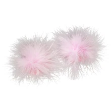 1 пара женских сексуальных перьев, накладки на соски для груди, многоразовые клейкие накладки на соски для бюстгальтера, накладки на соски, наклейки на соски(розовые