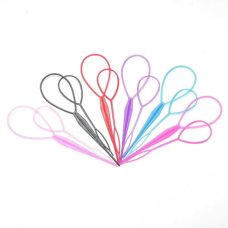

2PCS / set fashion colorful DIY hair styling headband girl hairpin disc children pull needle tiara hair accessories