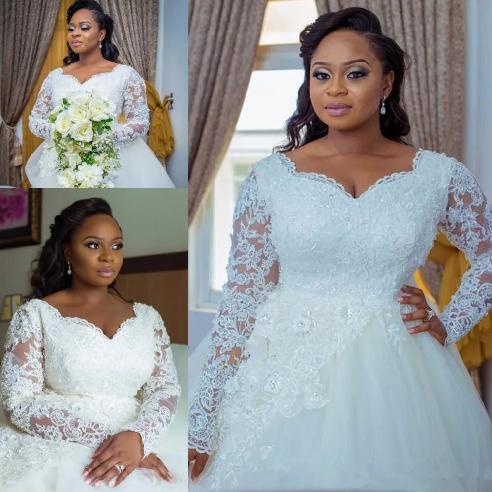 2019 wedding dresses plus size