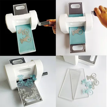 

IBOWS Die Cutting Embossing Machine Scrapbooking Cutter Piece Die Cut Paper Cutter Die-Cut Machine Home DIY Embossing Dies Tool