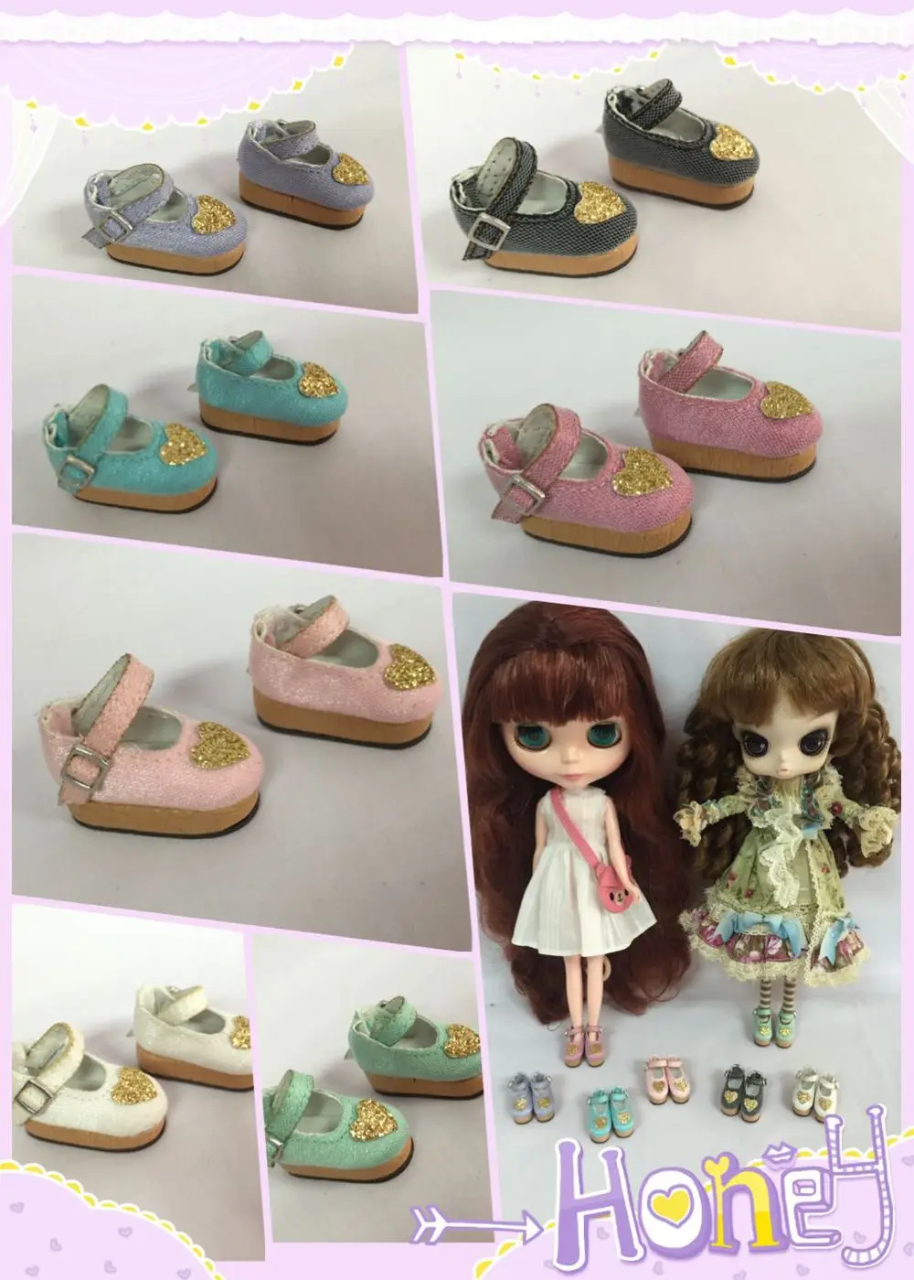 Кукла обувь для blyth Azone куклы OB кукла licca и т. Д. Длина: 2,8 см