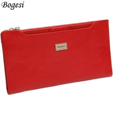 Con Bolsa de la Moneda de La cremallera nuevo 2017 carpetas de las mujeres bolsos de marca delgado largo femenino billetera pasaporte titular de la Tarjeta ID 838