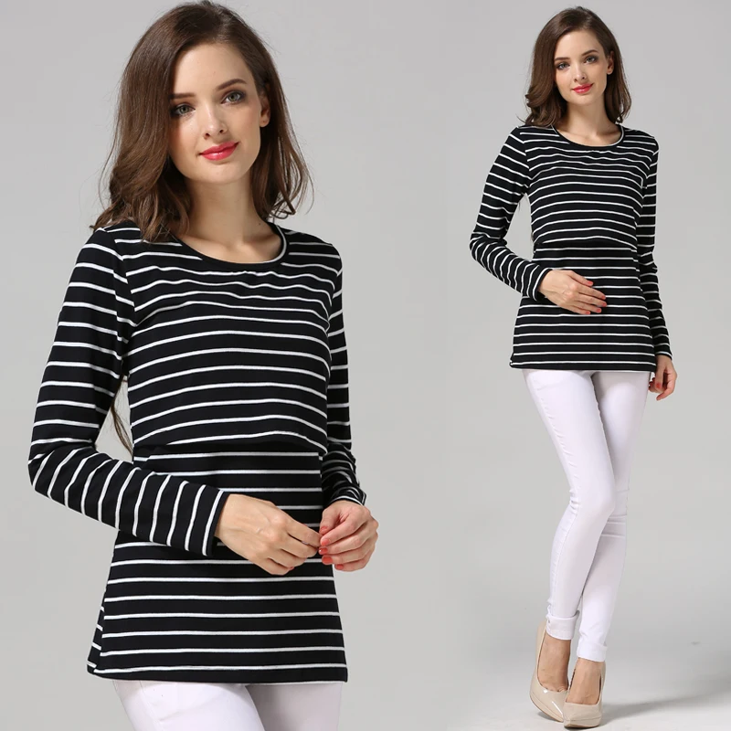 Emotion Moms Fashion pregnancy Maternity Clothes Maternity Tops/T-shirt Breastfeeding shirt Nursing Tops for pregnant women