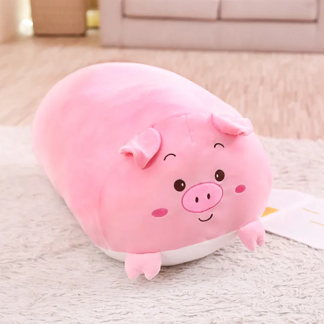 60/90CM New Giant Cute Plush Toys Stuffed Animal Doll Lovely Cat Dog Pig Toroto Sofa Pillow Cushion Kids Appease Toy Home Decor