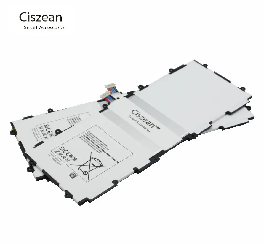 Сменный аккумулятор Ciszean T4500E/T4500C 1x6800 мАч для Samsung Galaxy Tab Tablet 3 10 1 P5200 P5210 P5220 P5213|battery for
