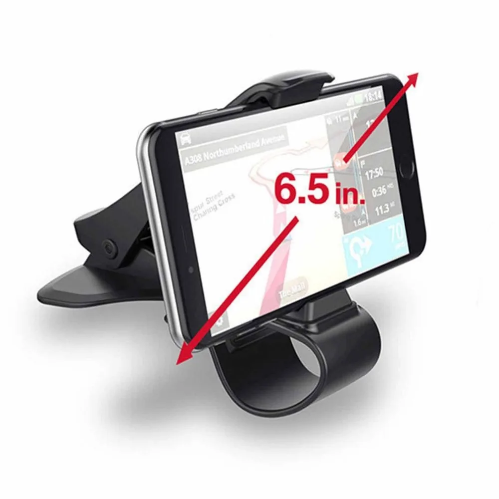 Newest Universal Cradle Adjustable GPS Holder HUB Dashboard Phone Mount Smartphone GPS Navigation Black Car Holder Support