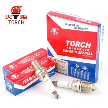 

4pcs/lot China original TORCH Iridium spark plugs K7RTAI for BYD F3/F5/F7/Qin/S6