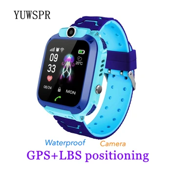 

kids GPS Tracker Watch GPS LBS Positioning Camera Waterproof IOS Android children Smart Phone Clock Gift TD27 1pcs