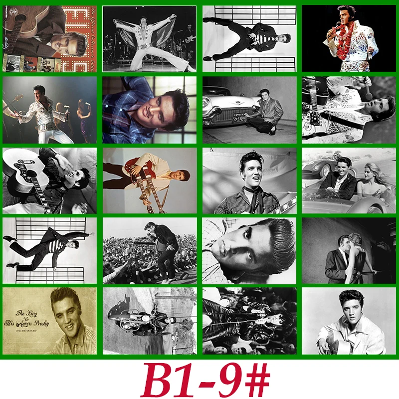 B1-9# Elvis Пресли Классическая серия стикер 20/шт ПВХ наклейка Дорожный чемодан велосипед Телефон раздвижная пластина Граффити стиль