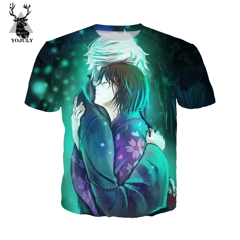 

Anime Hotarubi No Mori E T-shirt 2019 Summer Casual Men's T-shirt 3D Print Short-sleeved Street Tees O-neck Harajuku TOP A80