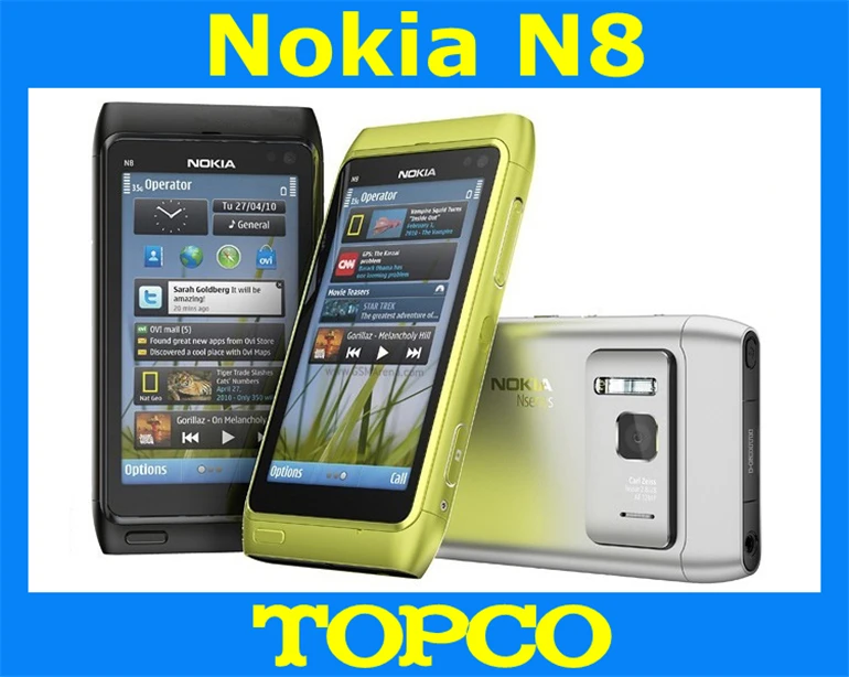 Цена за Nokia N8 3 г GSM мобильный телефон 12MP камера WIFI GPS 16 ГБ встроенной памяти N8 00 смартфон прямая поставка Цена за Nokia N8 3 г GSM мобильный телефон 12MP камера WIFI GPS 16 ГБ встроенной памяти N8 00 смартфон прямая поставка