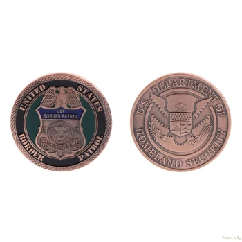 

Commemorative Coin American Border Patrol Security Collection Arts Gift Souvenir Noncurrent Coin Aug22_18