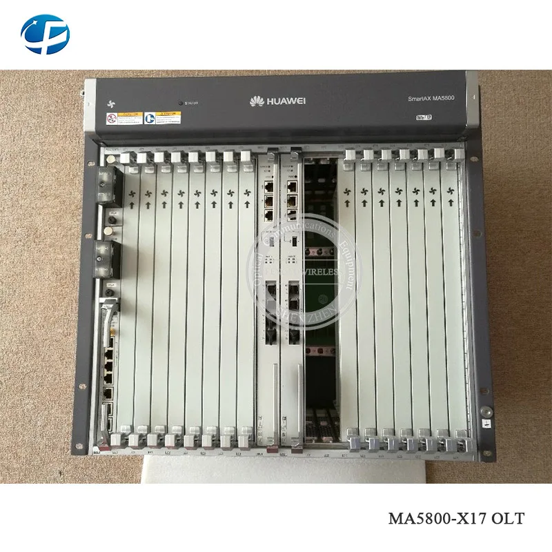High quality MA5800-X17 with 2* MPLA Control and integrated boards(with 4 10G ports)+2*PILA DC power+16 ports GPHF C+ board