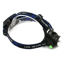 Led Headlight T6 Zoom 18650 waterproof ultra bright Headlamp XM-L T6 lights rechargeable Zoomable Head lamp light